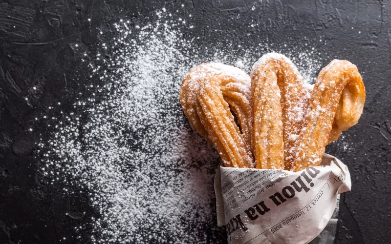 Churros con chocolate